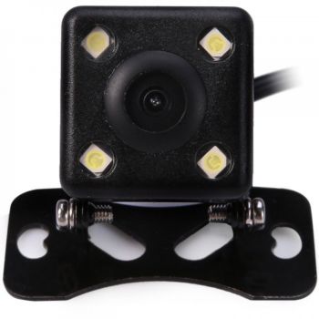 Waterproof 4 LED Night Vision Car CCD Rear View Camera